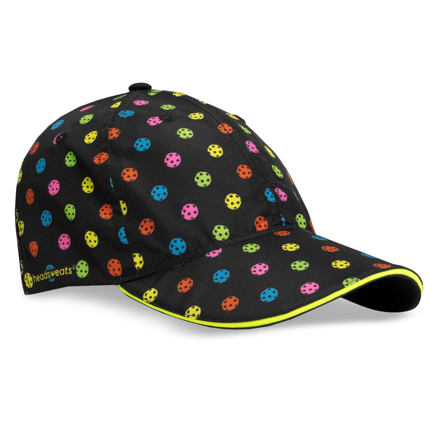 Neon Pickleball Black Performance Hat