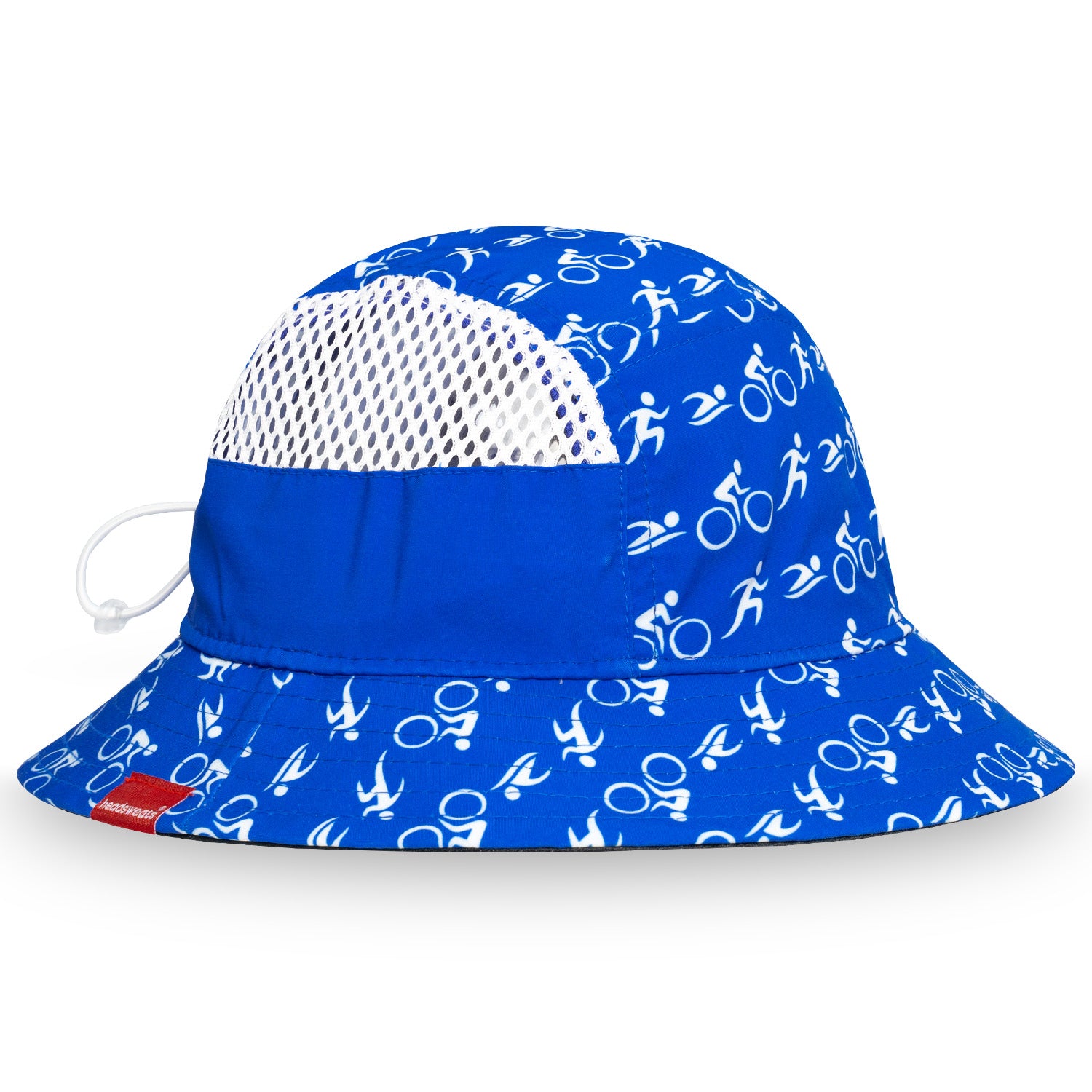 Blue Triathlon Bucket Hat | Adjustable, Lightweight 