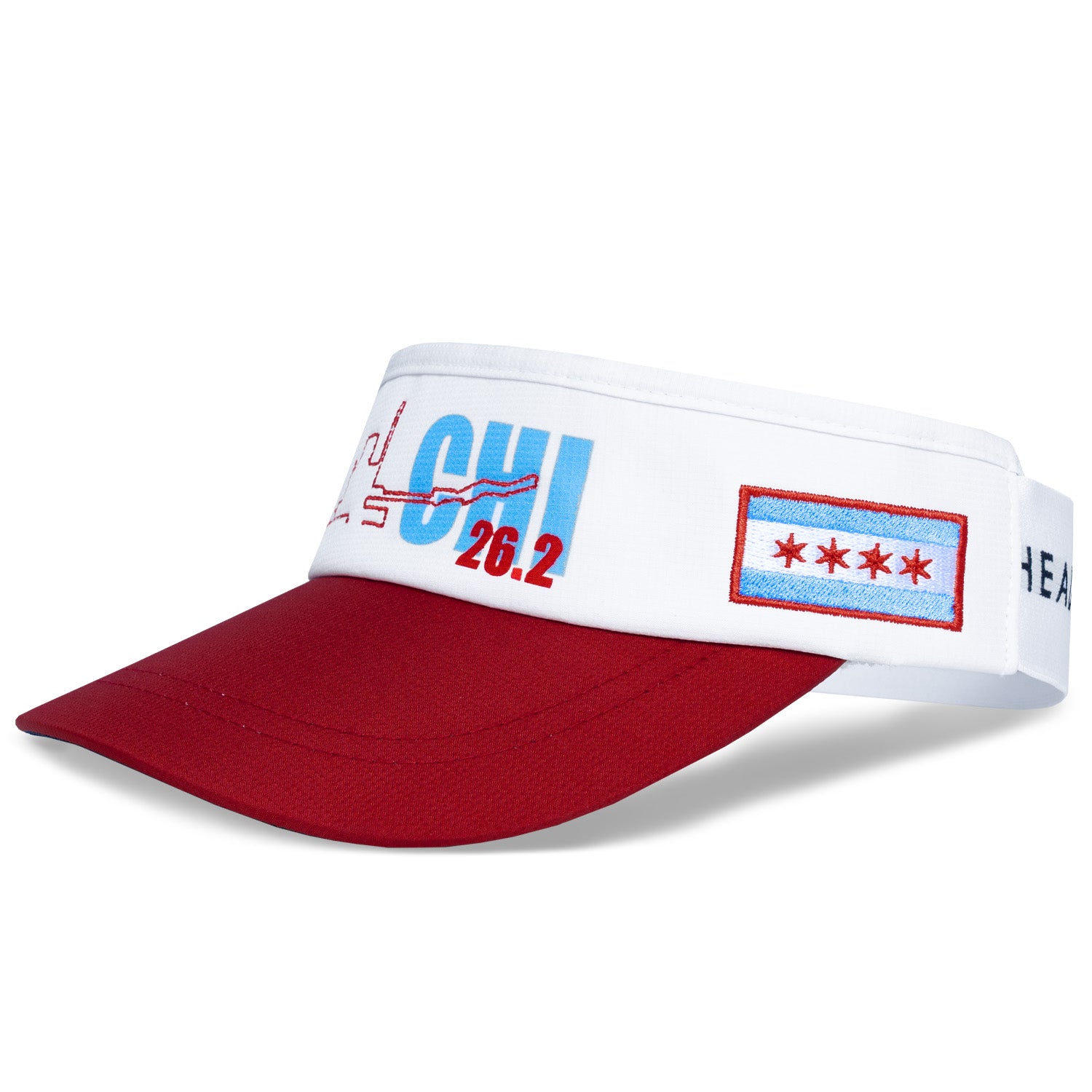 Chicago Running Visor – 26.2 Supervisor | Headsweats