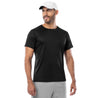 Men's Black Training T-Shirt Side View