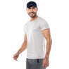 Men's Light Grey Training T-Shirt Sideview