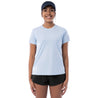 Women's Light Blue Training T-Shirt Front View