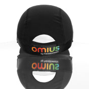 Omius by Headsweats Black Running Hat Back View