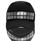 Omius by Headsweats Black Running Hat Front View