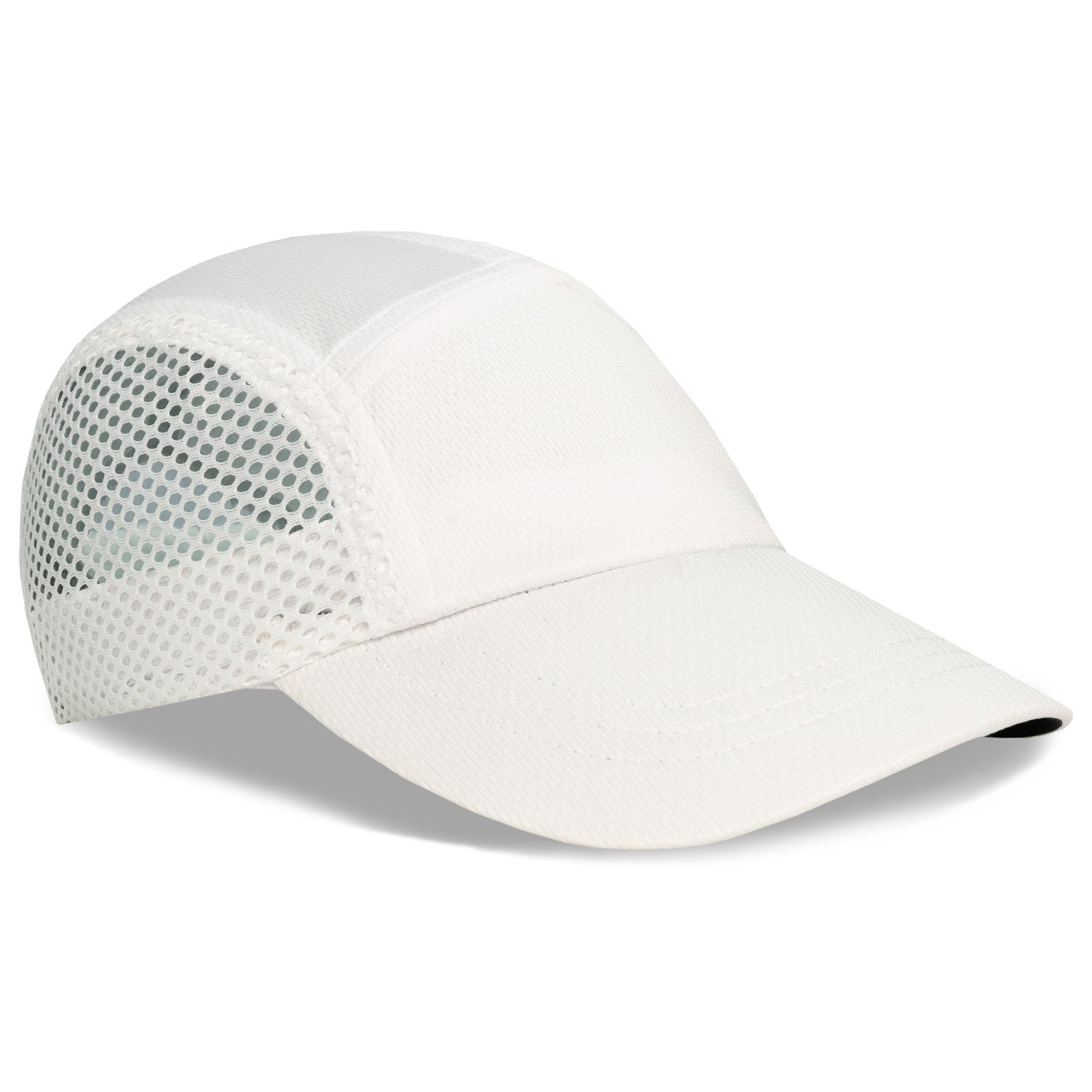 Headsweats White Mesh Running Hat | Lightweight Performance Cap