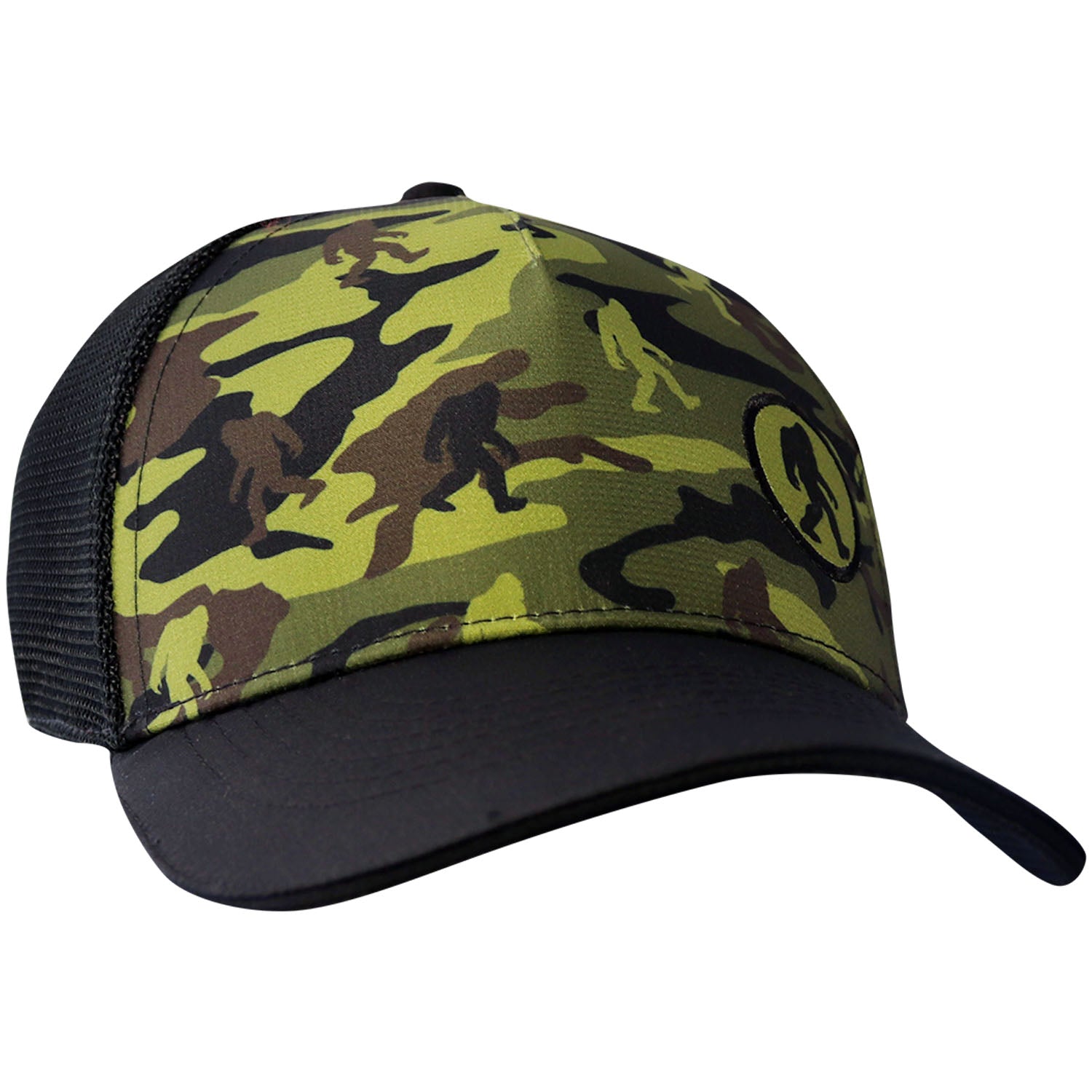 Bigfoot Camo 5 Panel Trucker Hat – Headsweats