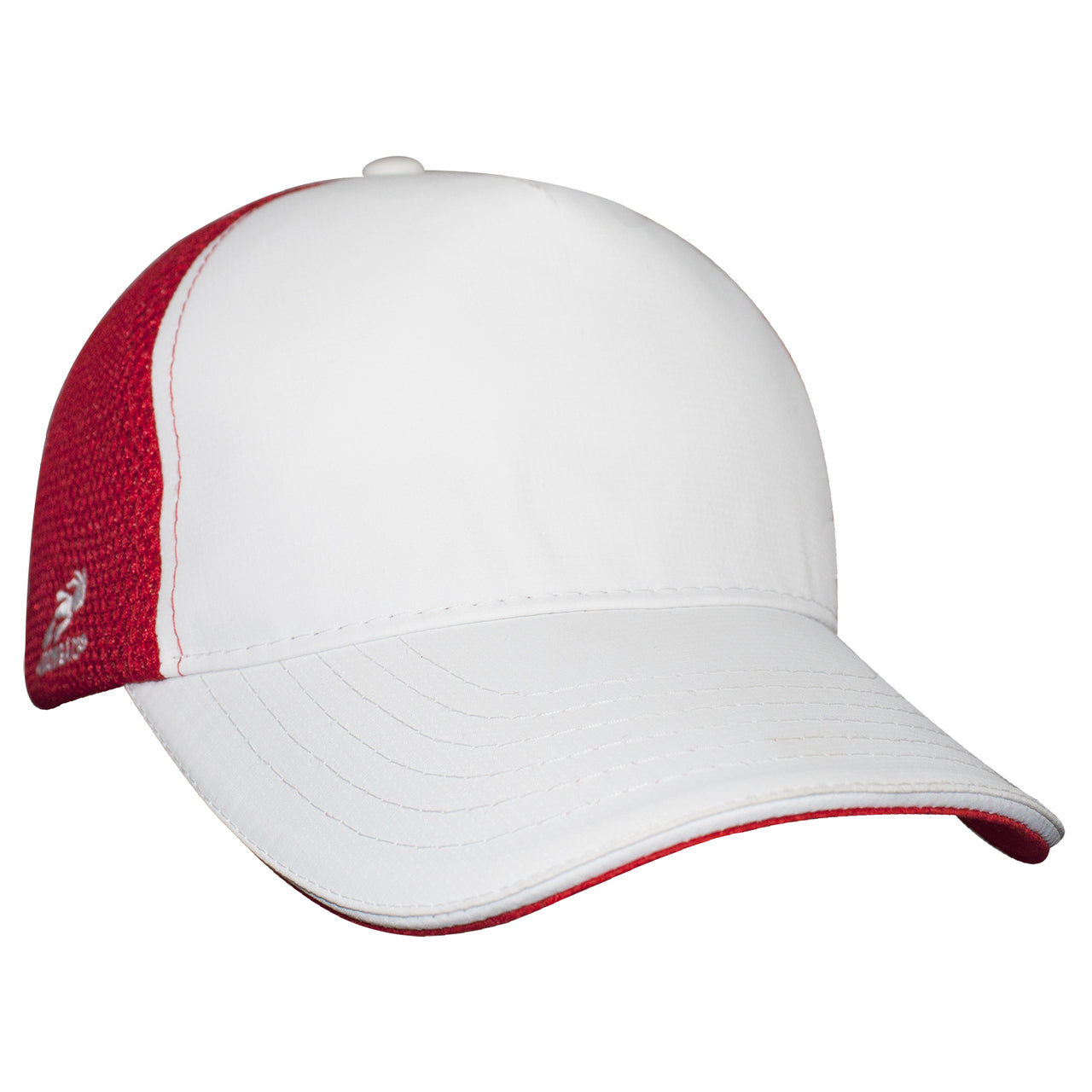 Headsweats Soft Tech 5 Panel Trucker Hat (Red)