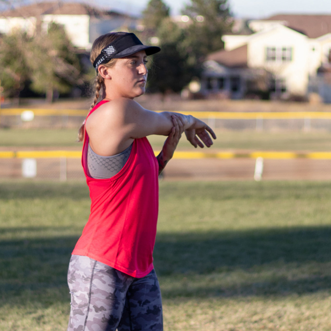 Women's Cut Off Tank | Purple | Headsweats Active Line *NEW*-Headsweats