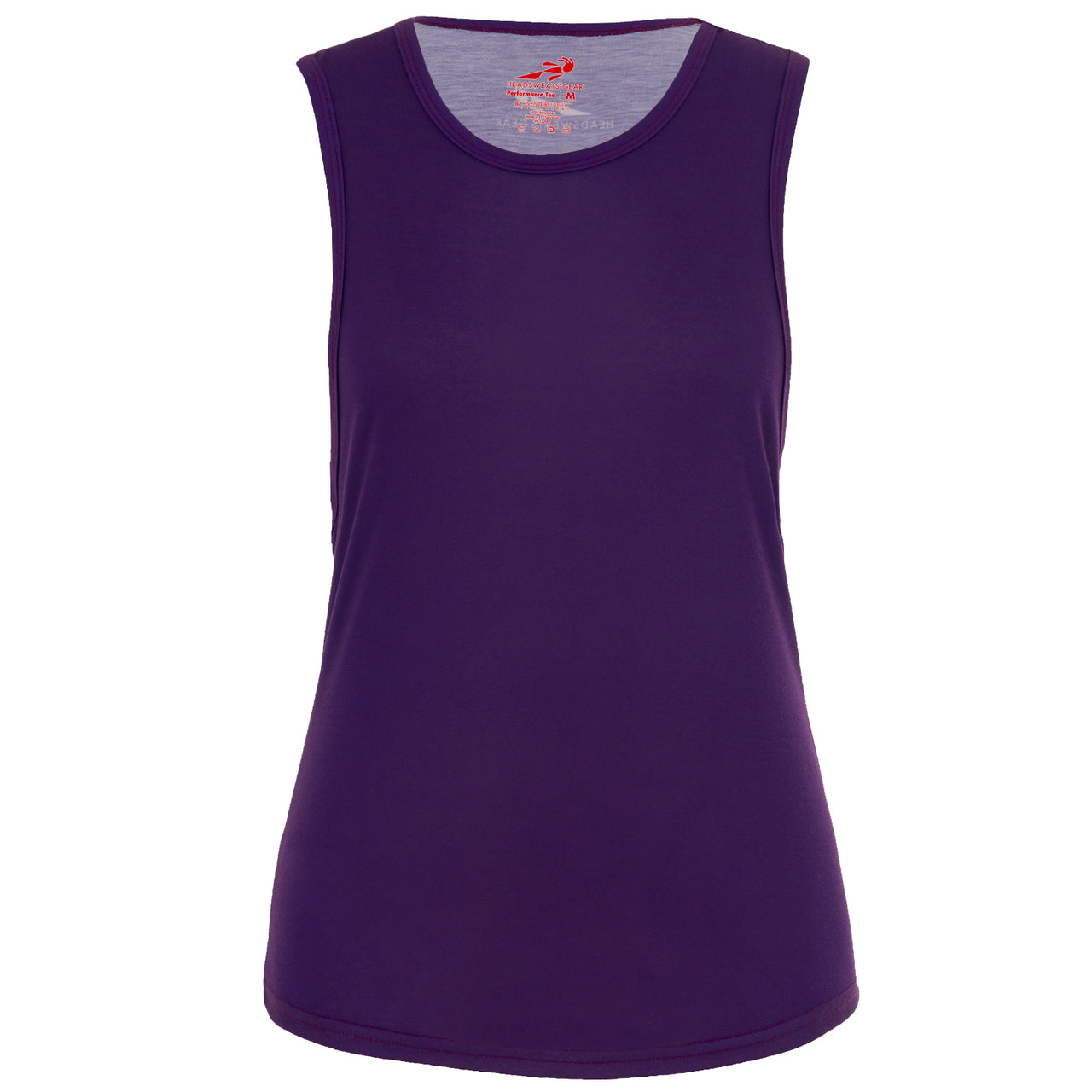 Women's Cut Off Tank | Purple | Headsweats Active Line *NEW*-Headsweats