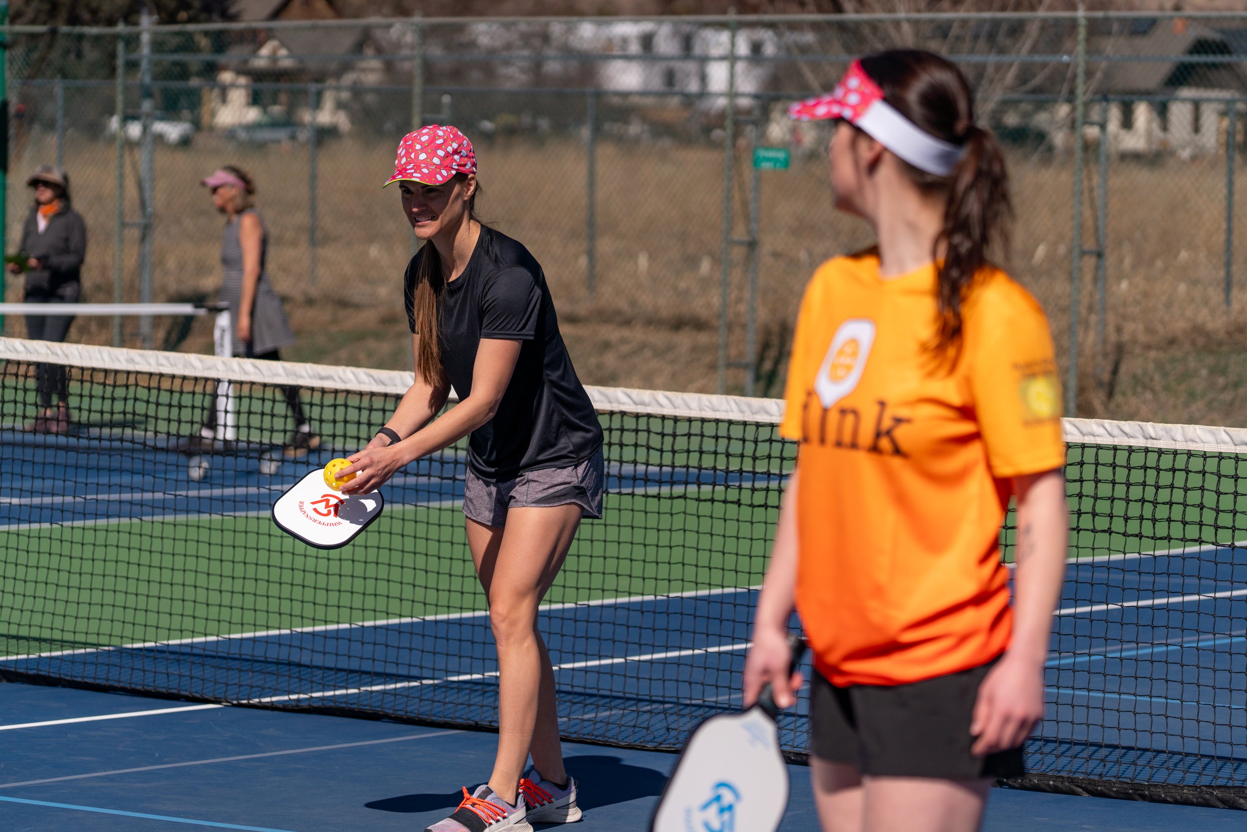 Features a Headsweats Performance Hat and a Performance Visor with Pickleball Paddles design