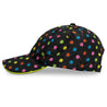 Neon Pickleball Black Performance Hat Side Two