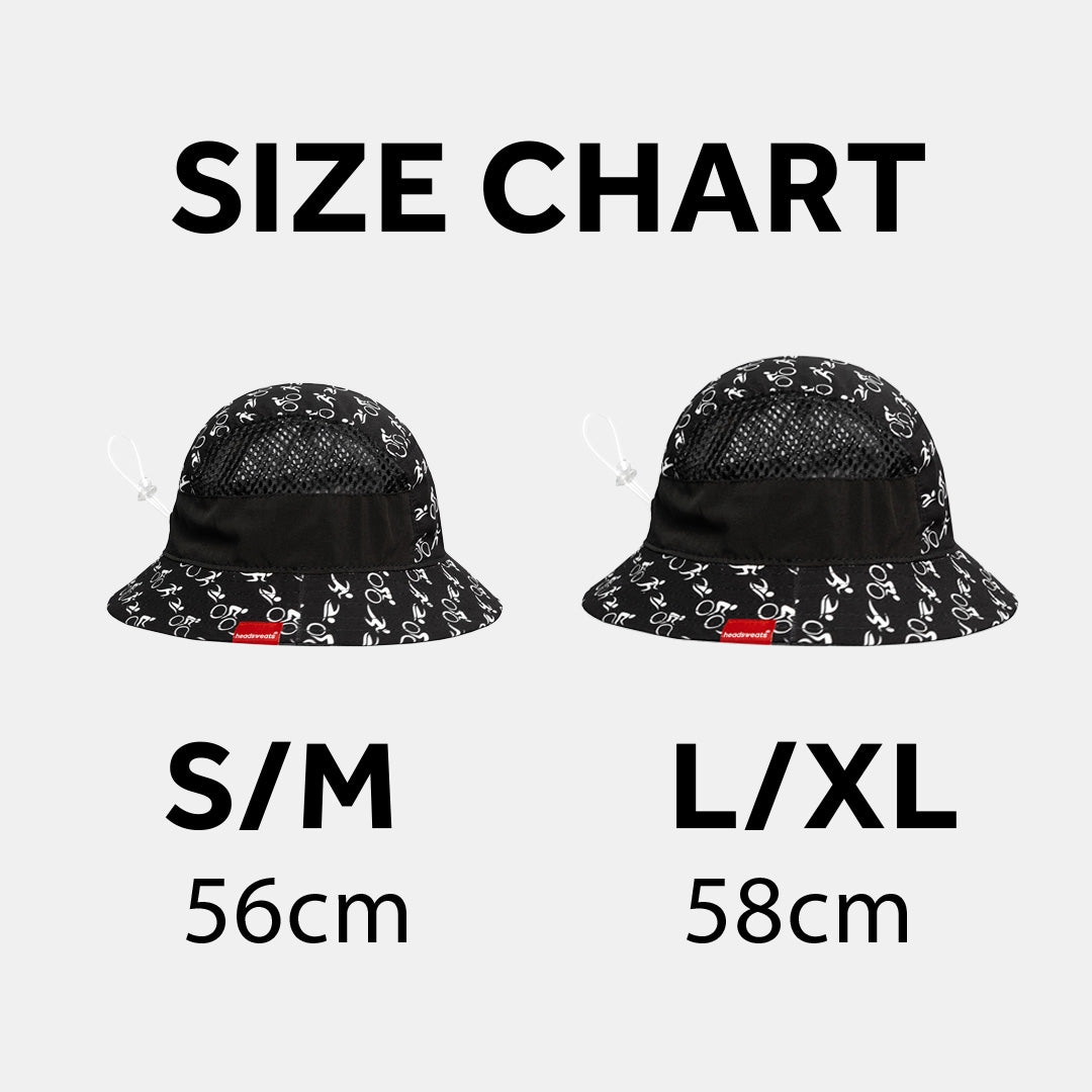 White Triathlon Bucket Hat | Adjustable, Lightweight & Ventilated