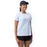 Women's Light Blue Training T-Shirt Sideview