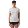 Women's Light Grey Training T-Shirt Front View
