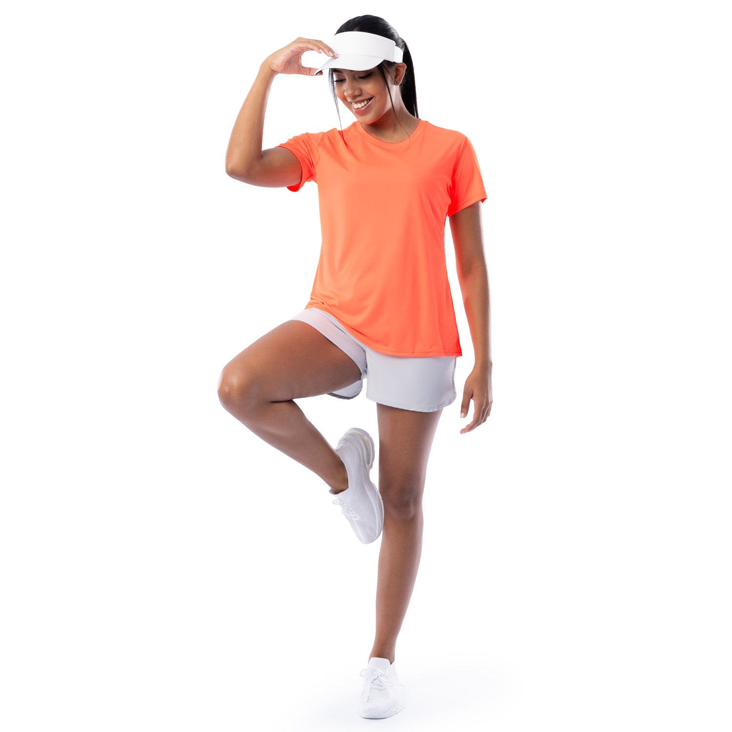 Women's Orange Training T-Shirt Lifestyle