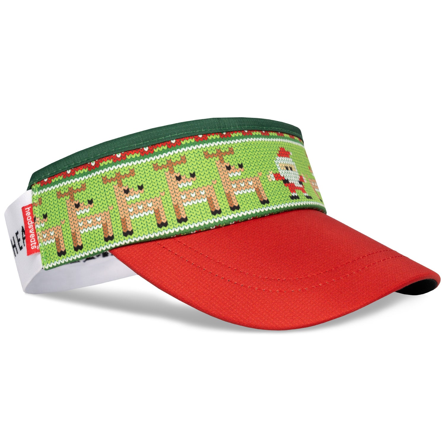 Side view of Headsweats Ugly Christmas Supervisor