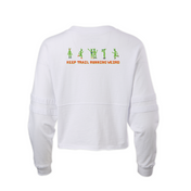 UltraSignup Keep Trail Running Weird Cropped Retro Jersey