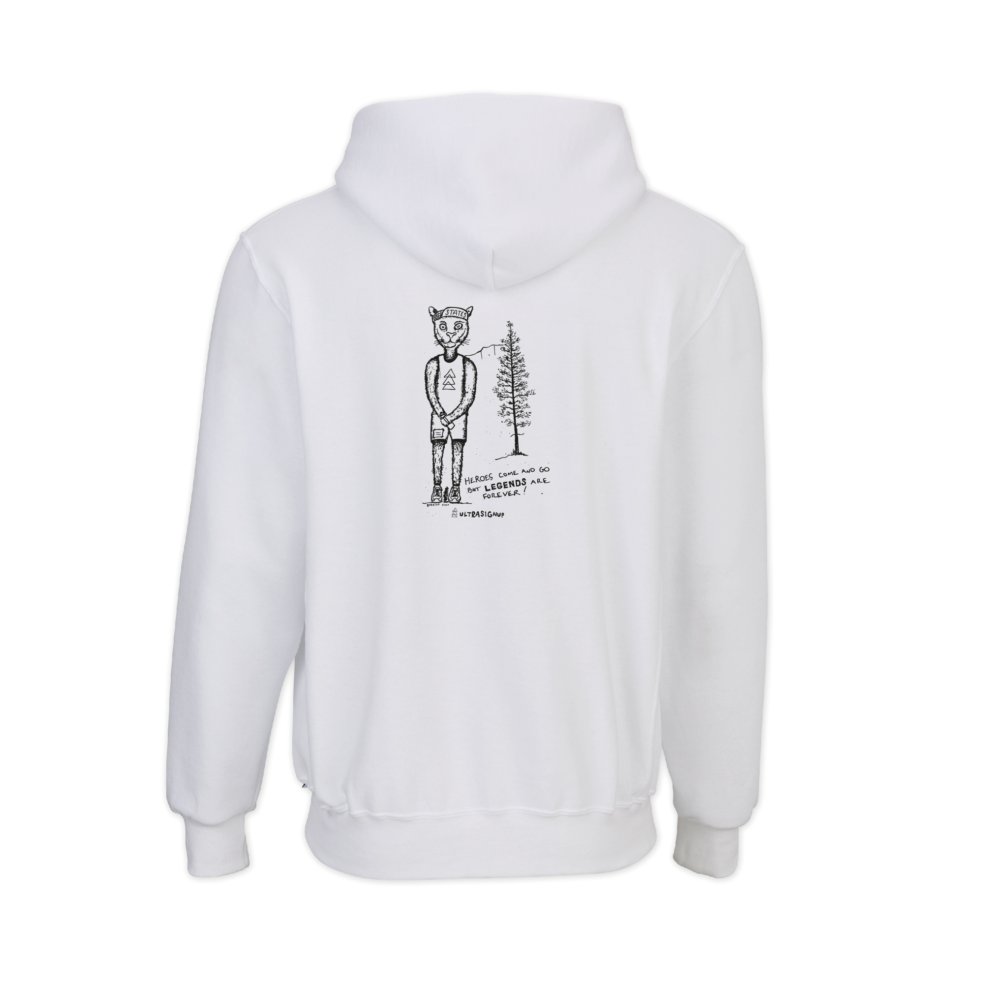 UltraSignup Legends Are Forever Fleece Hoodie