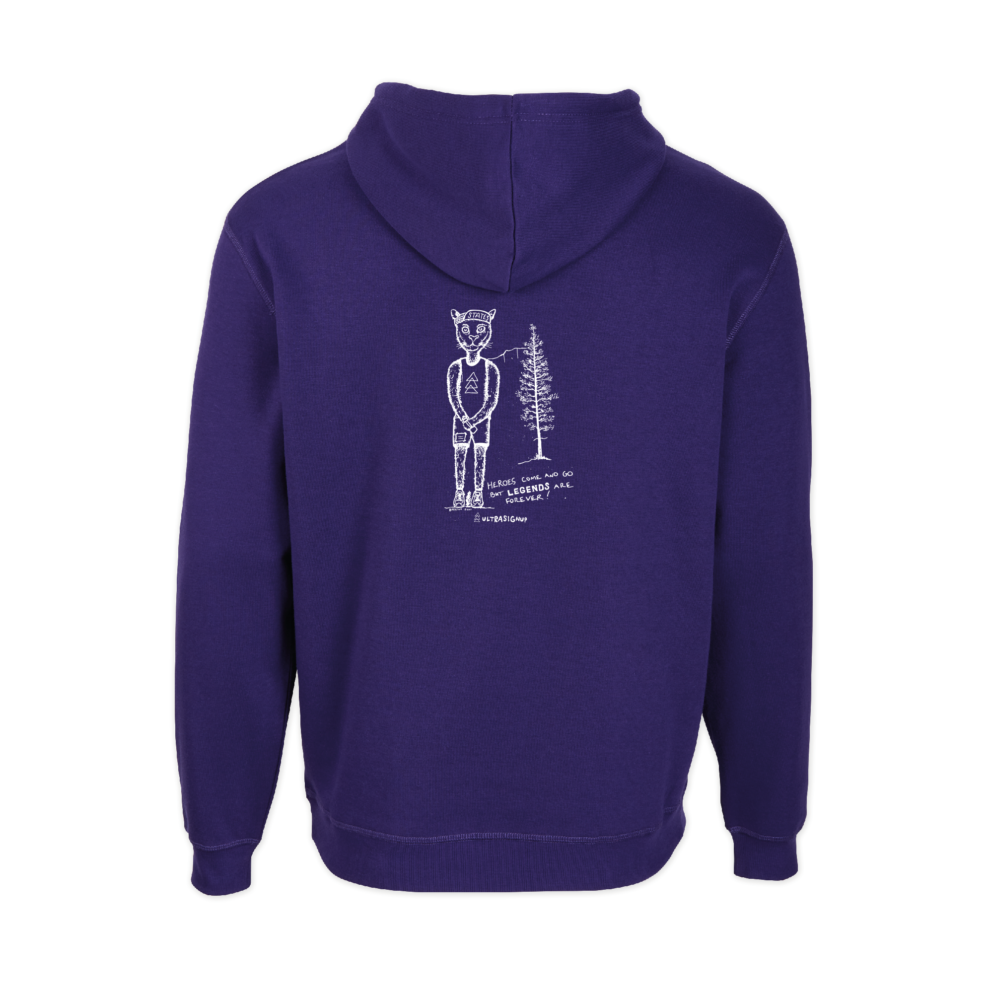 UltraSignup Legends Are Forever Fleece Hoodie