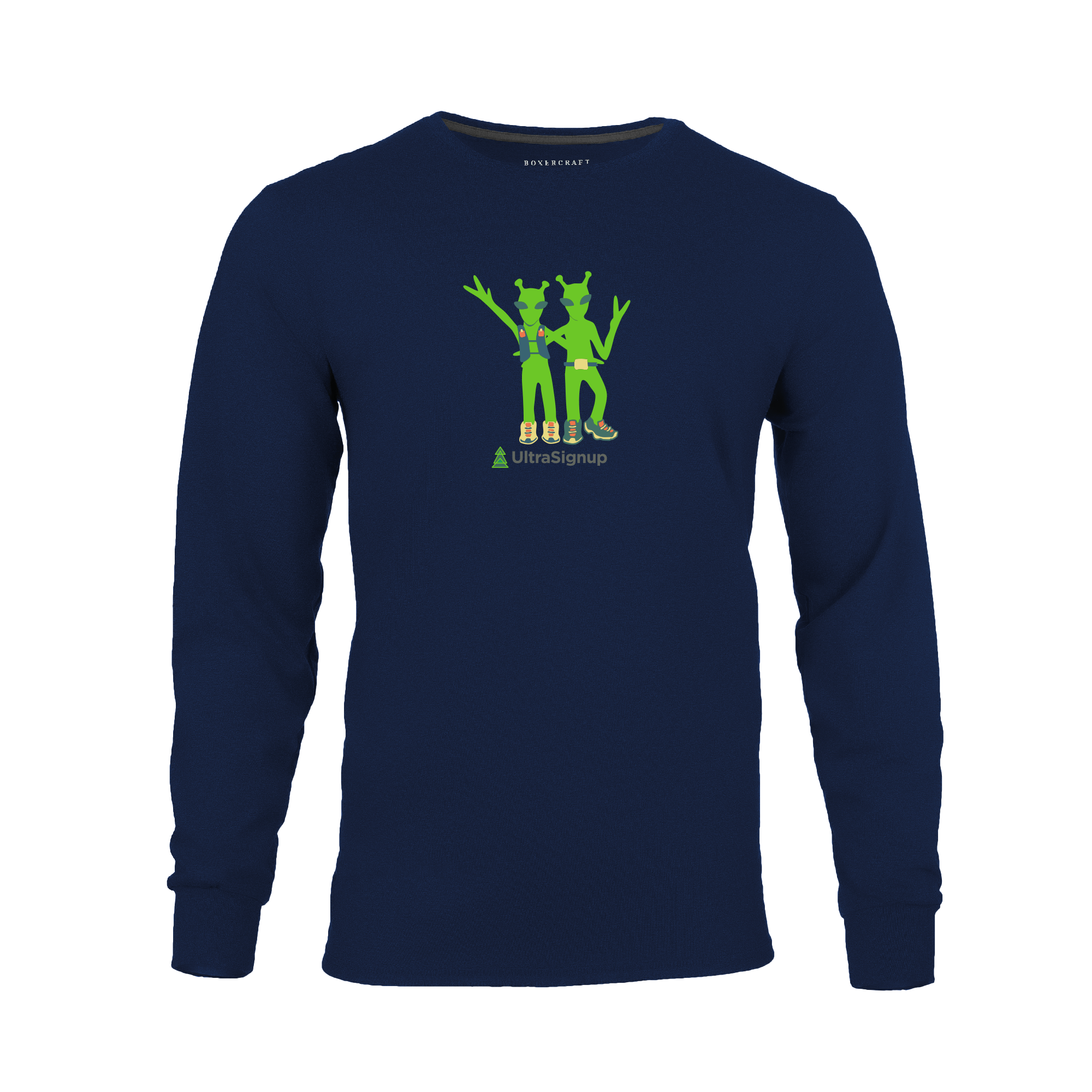 UltraSignup Running Aliens Long Sleeve Tee