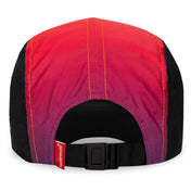 Back view of Headsweats Cape Town running hat with adjustable buckle and ponytail opening