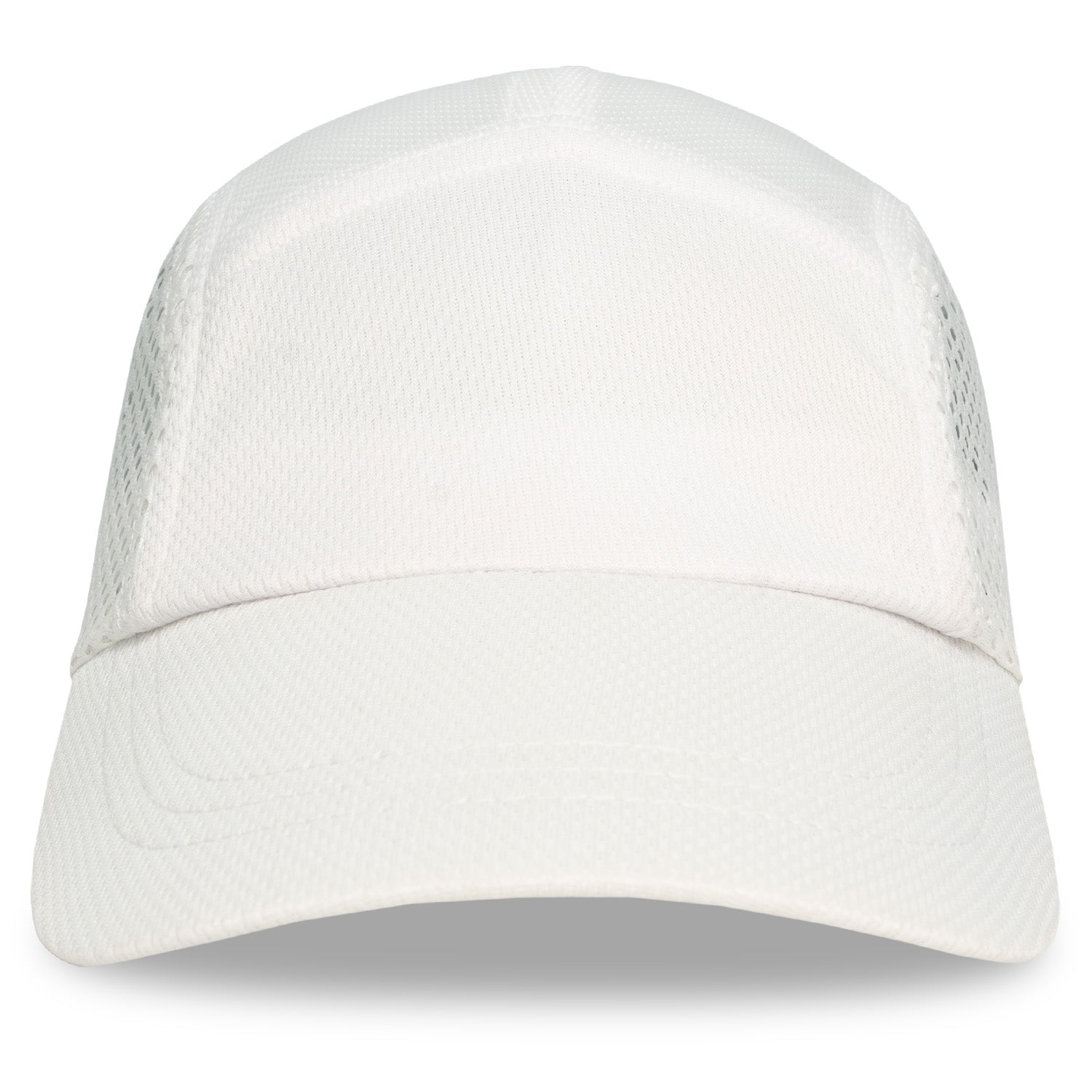 White Mesh Running Hat