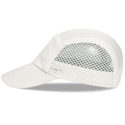 White Mesh Running Hat