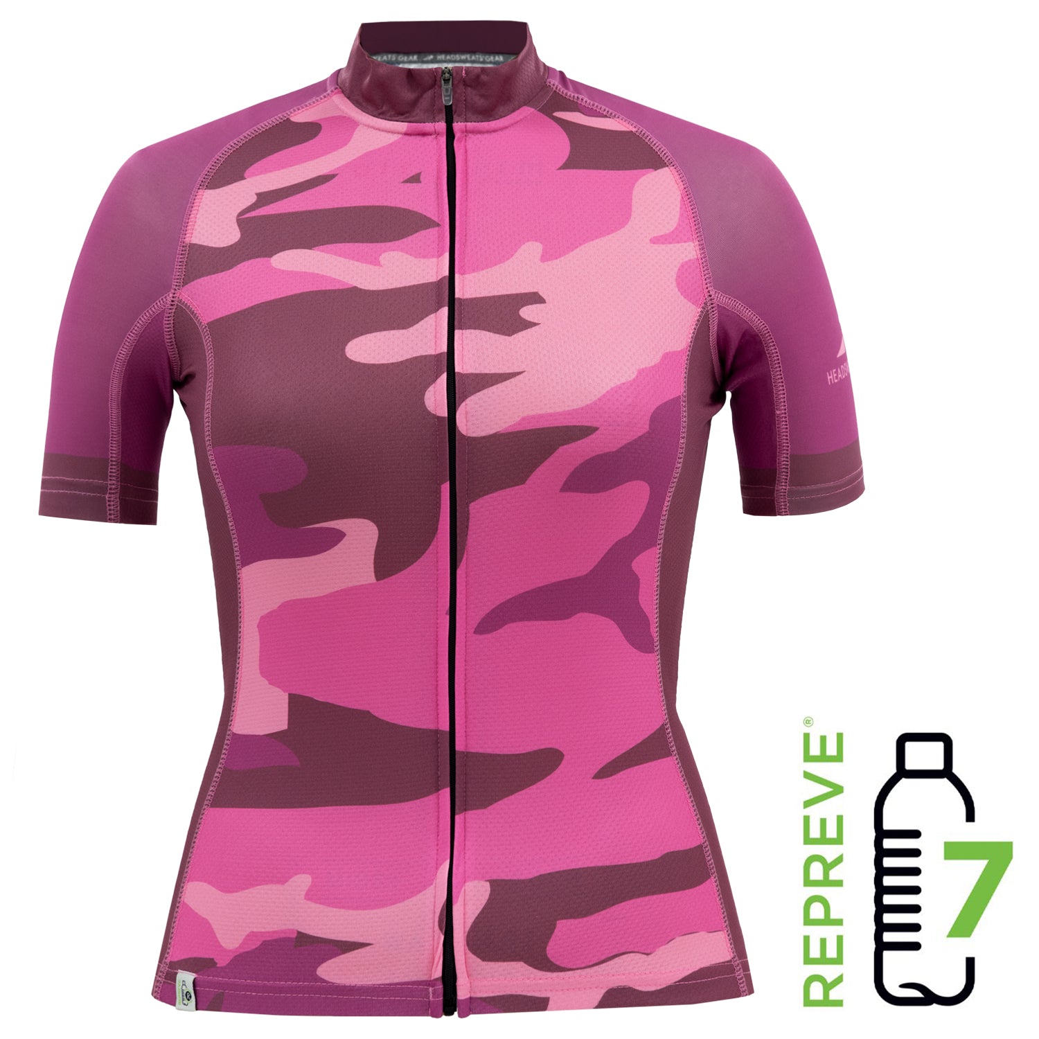 Pink Camo ECO Women's Cycling Jersey
