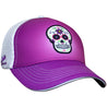 Trucker Hat 5-Panel | Purple Sugar Skull-Headsweats