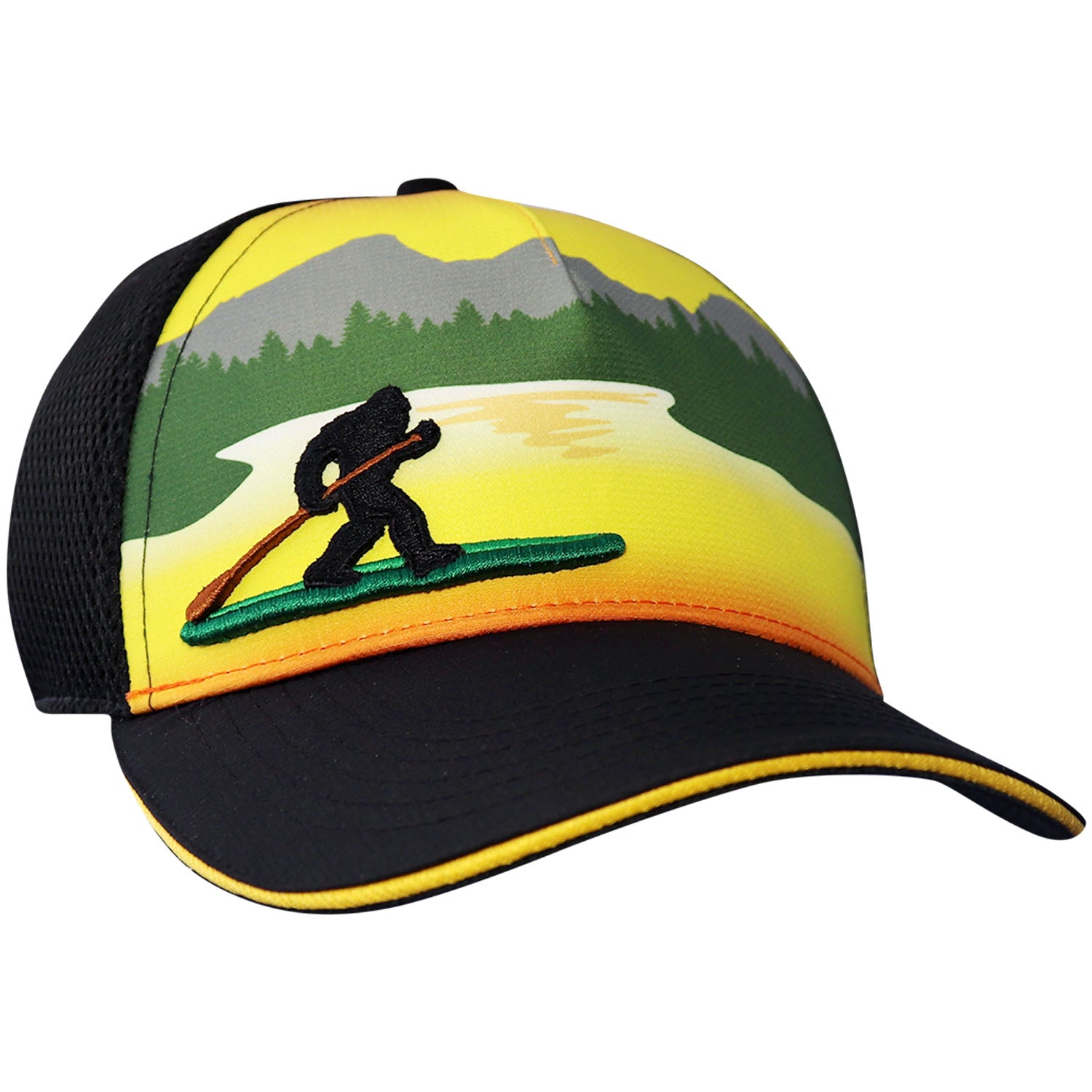 5-Panel Trucker Hat | Bigfoot Stand Up Paddle Foot-Headsweats