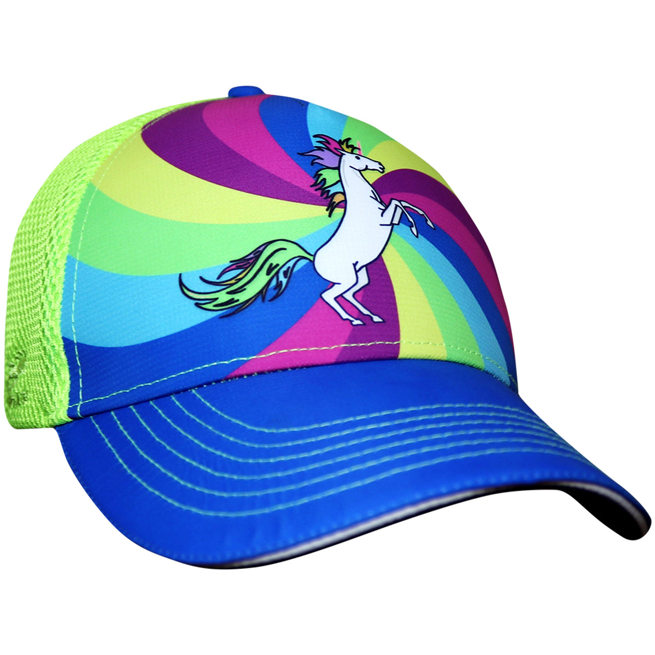 Trucker Hat 5-Panel | Unicorn Swirl-Headsweats