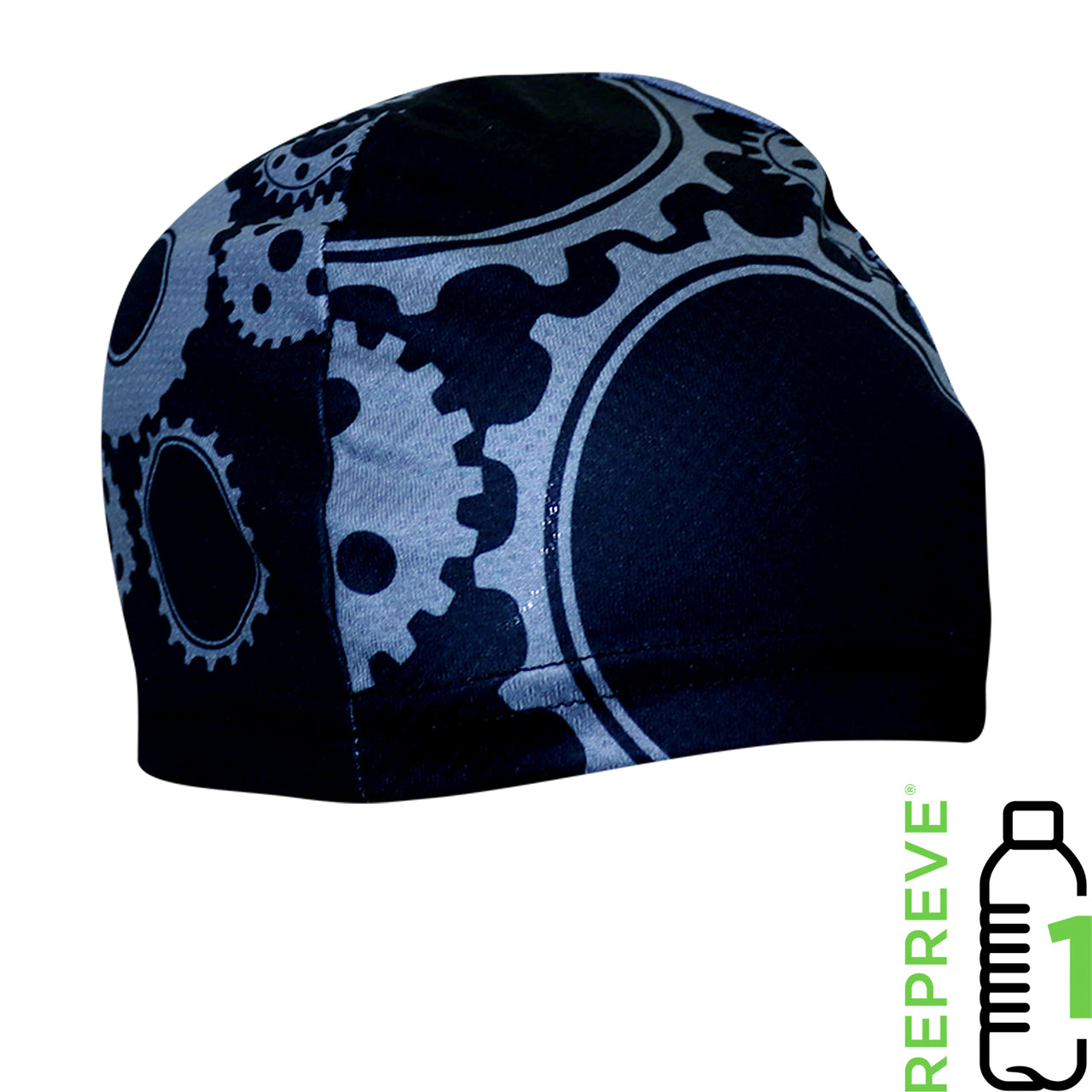 ECO Cycling Skullcap | Black Gears-Headsweats