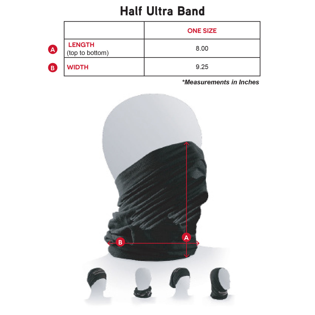 Ultra Band | Multipurpose Headband | Red Tribal | Headsweats