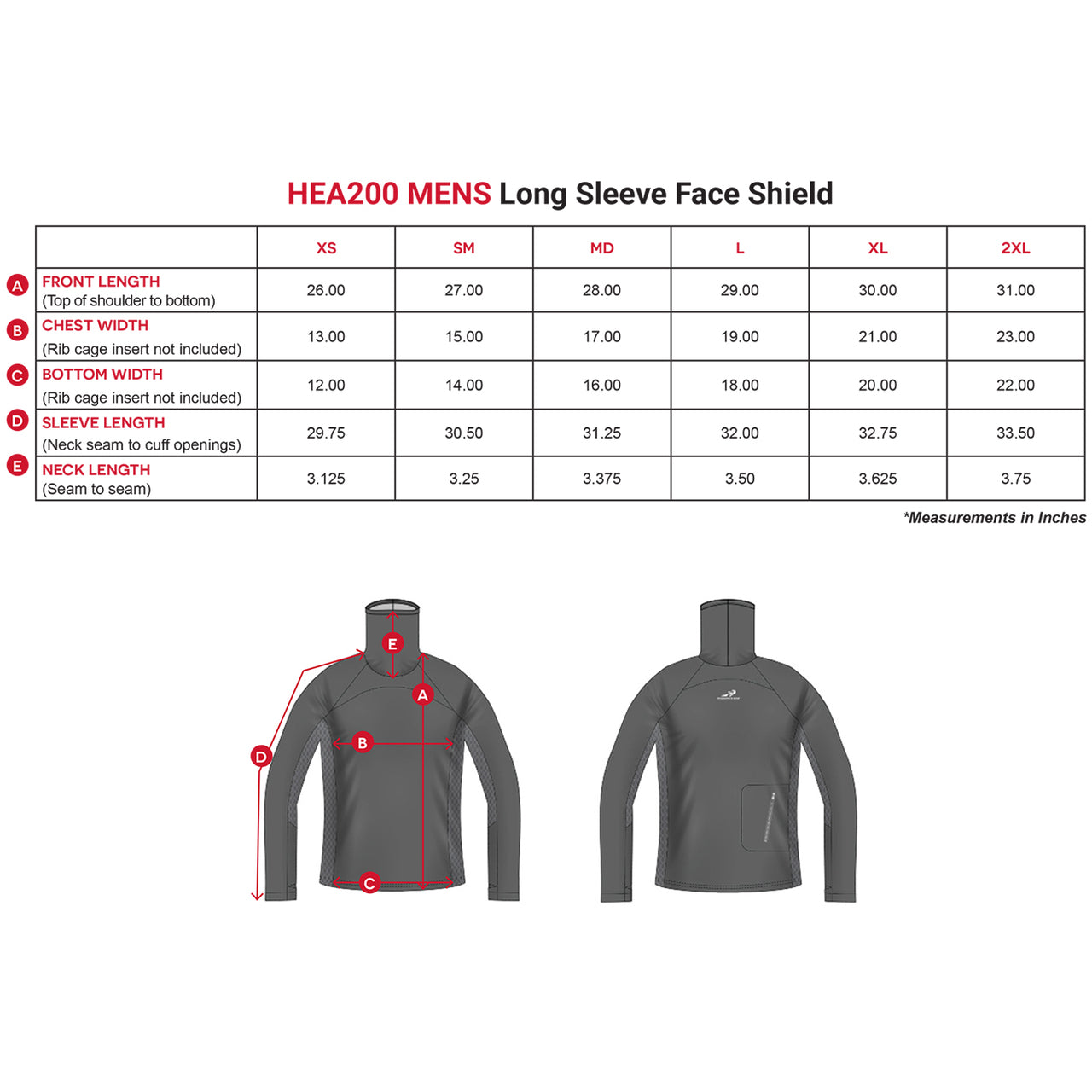 ECO Men's Long Sleeve Face Shield | Grey *NEW*-Headsweats