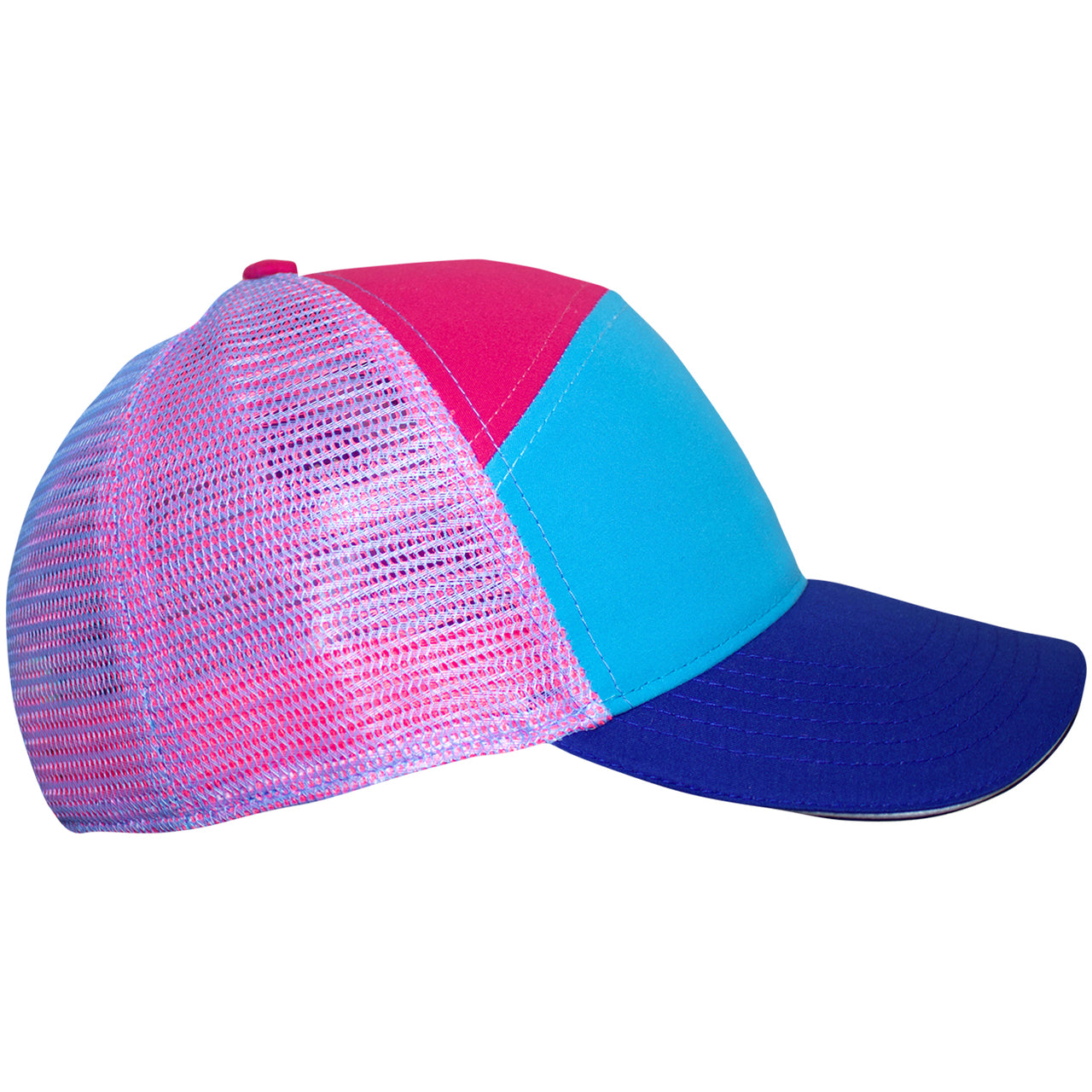 Vibrant Pink Hat w/Teal Accent Chili Peppers Teal and Pink Hat – Tri-City Chili Peppers main image 3